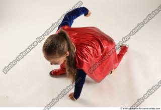 10 2019 01 VIKY SUPERGIRL KNEELING POSE